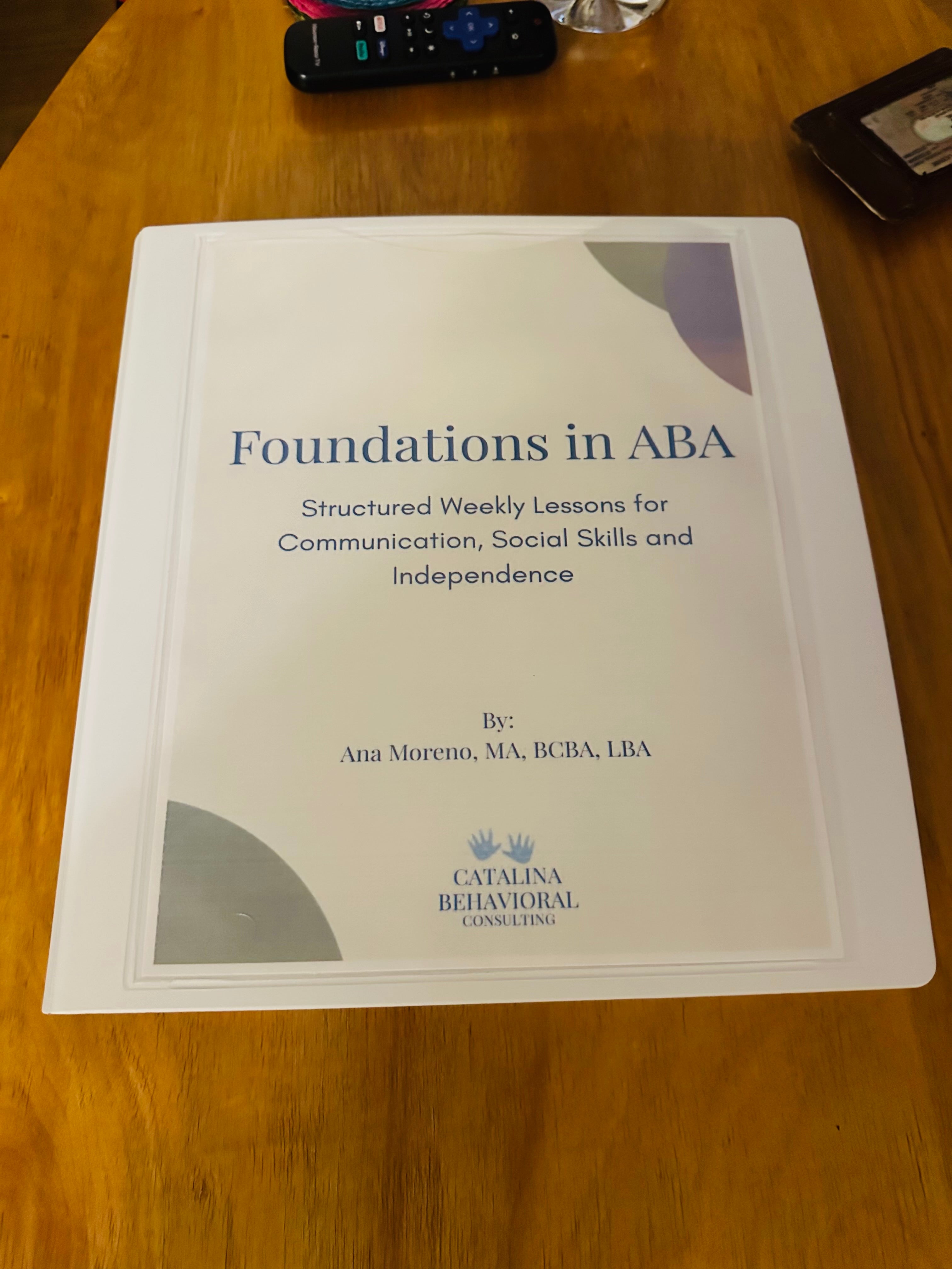Foundations in ABA (Launch Bonus: Visuals Starter Pack Included)
