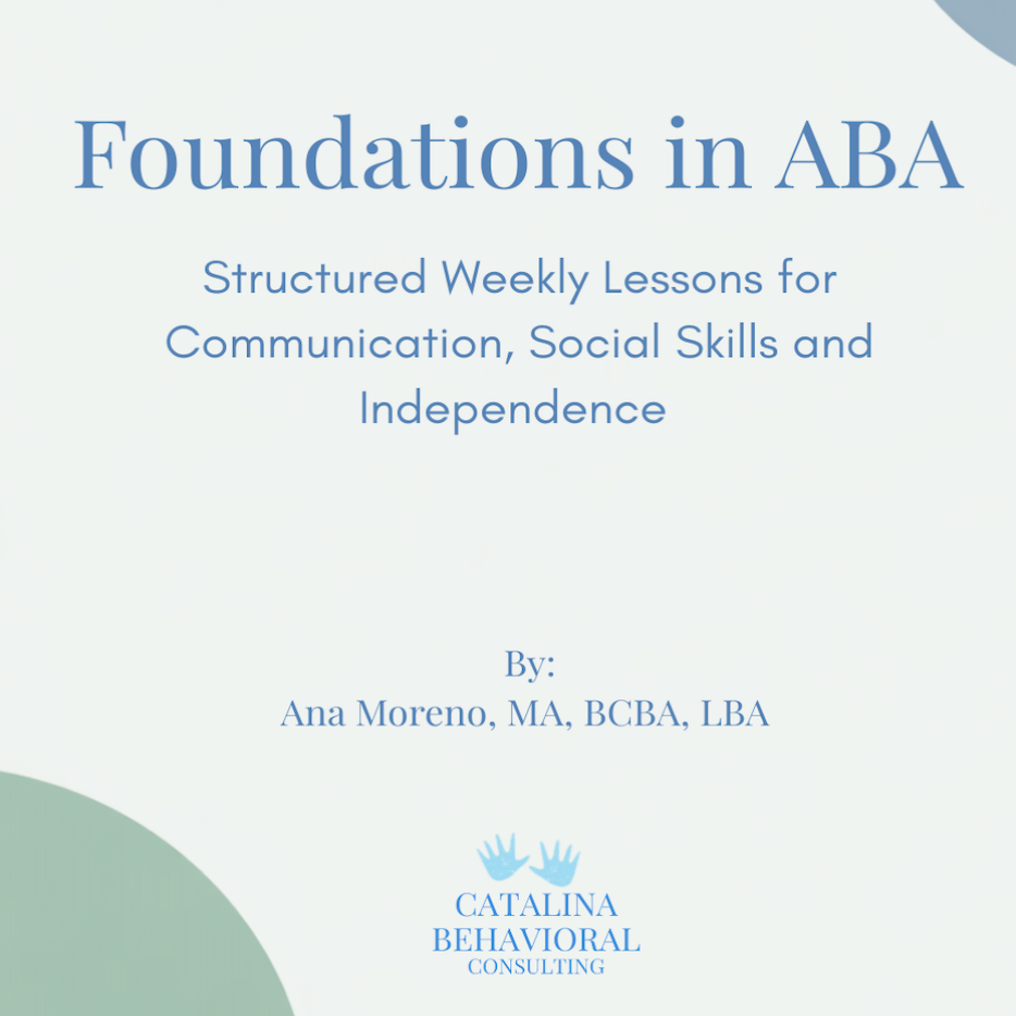 Free 2-Week ABA Curriculum Sample