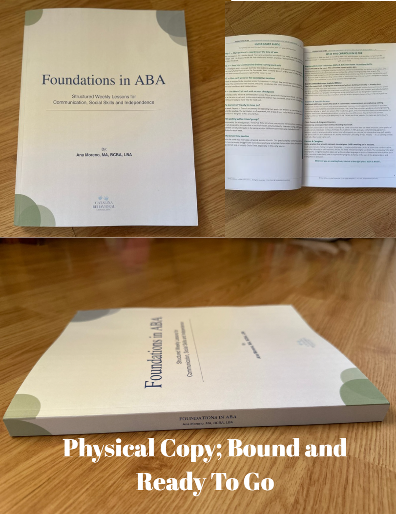 Foundations in ABA (Physical and Digital Version)